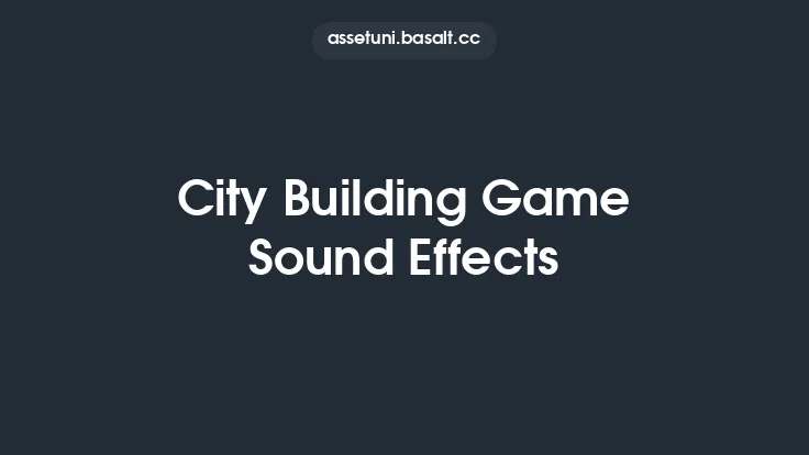 City Building Game Sound Effects Thumbnail