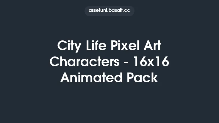 City Life Pixel Art Characters - 16x16 Animated Pack Thumbnail