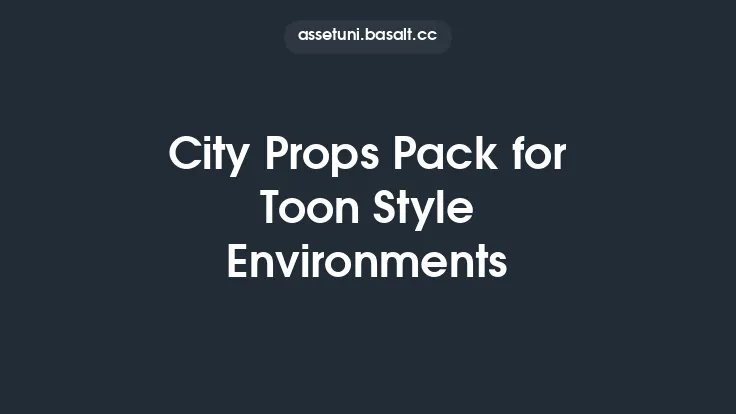 City Props Pack for Toon Style Environments Thumbnail