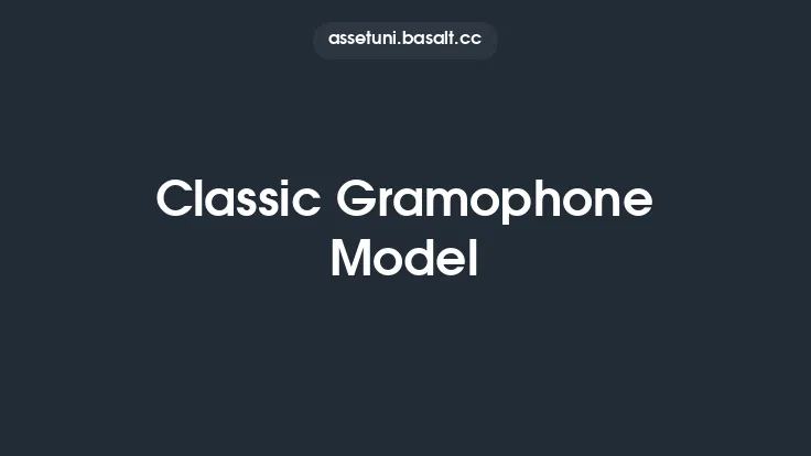 Classic Gramophone Model Thumbnail
