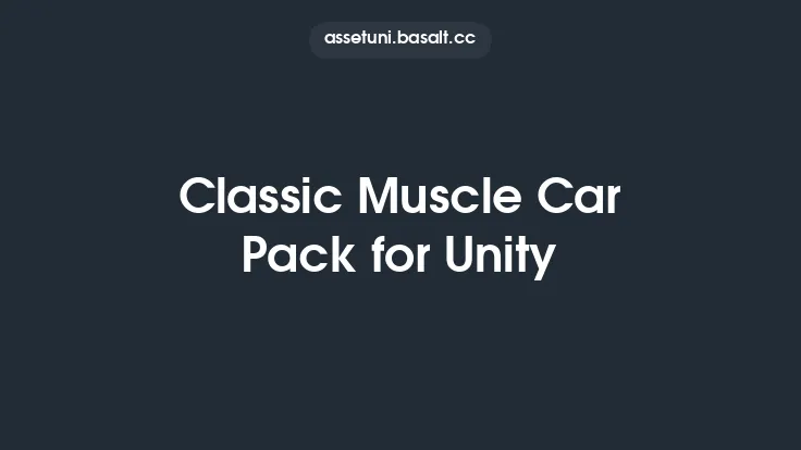 Classic Muscle Car Pack for Unity Thumbnail