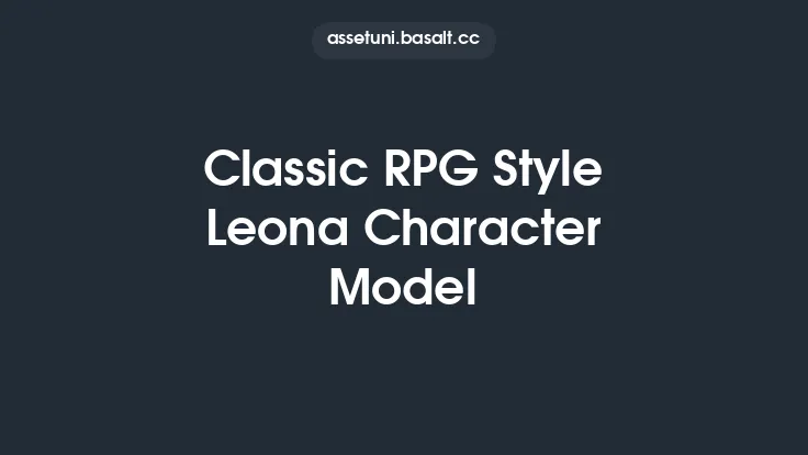 Classic RPG Style Leona Character Model Thumbnail