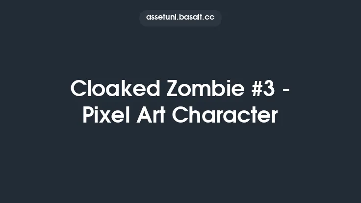 Cloaked Zombie #3 - Pixel Art Character Thumbnail