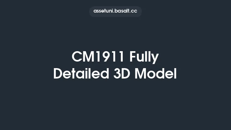 CM1911 Fully Detailed 3D Model Thumbnail