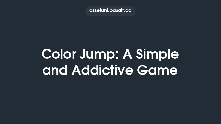 Color Jump: A Simple and Addictive Game Thumbnail