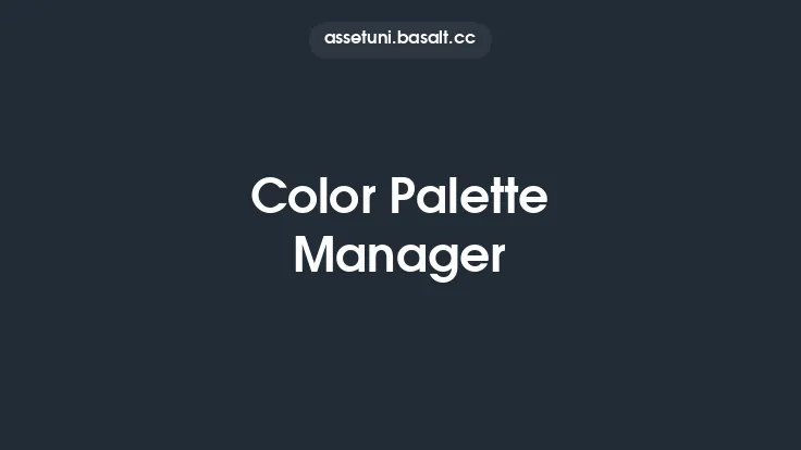 Color Palette Manager Thumbnail