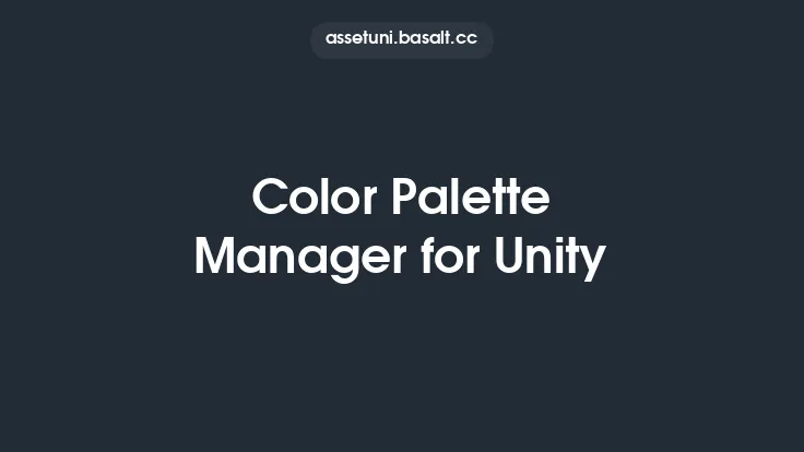 Color Palette Manager for Unity Thumbnail