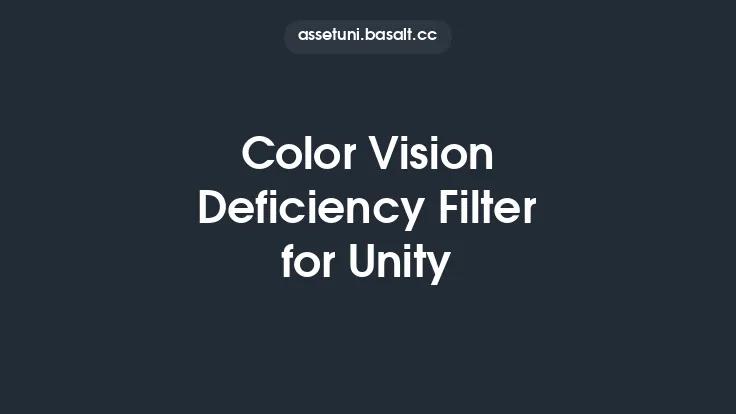 Color Vision Deficiency Filter for Unity Thumbnail