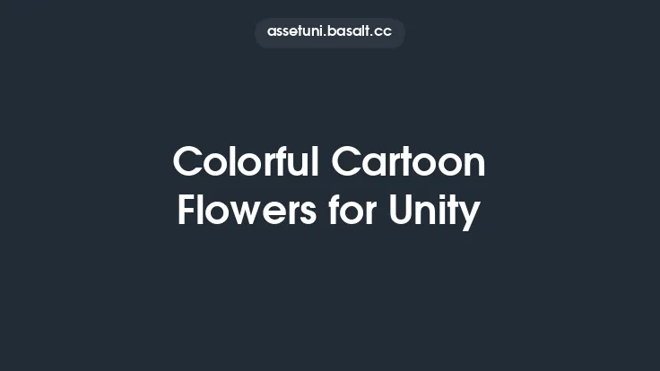 Colorful Cartoon Flowers for Unity Thumbnail