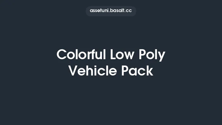 Colorful Low Poly Vehicle Pack Thumbnail