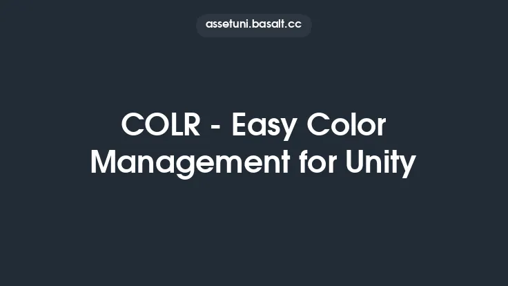 COLR - Easy Color Management for Unity Thumbnail