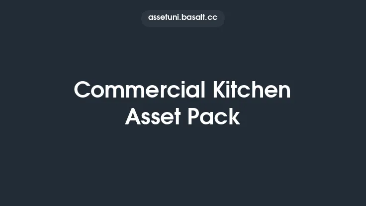 Commercial Kitchen Asset Pack Thumbnail