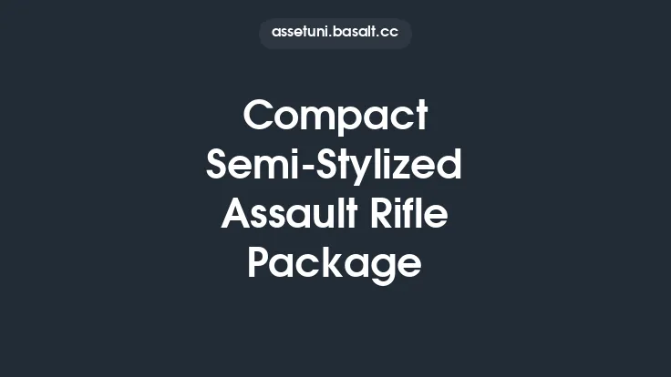 Compact Semi-Stylized Assault Rifle Package Thumbnail