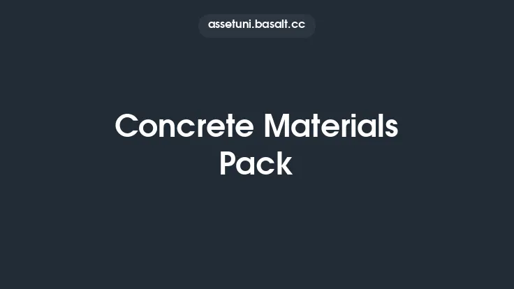 Concrete Materials Pack Thumbnail