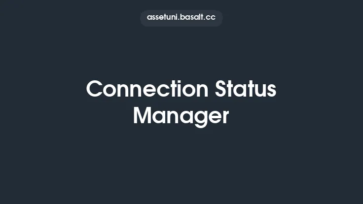Connection Status Manager Thumbnail