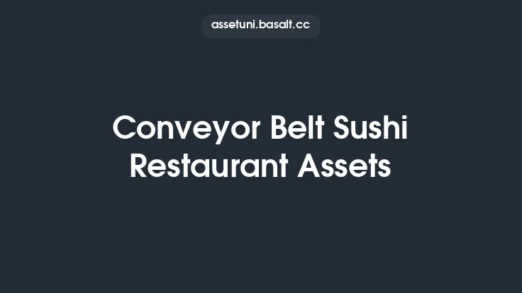 Conveyor Belt Sushi Restaurant Assets Thumbnail