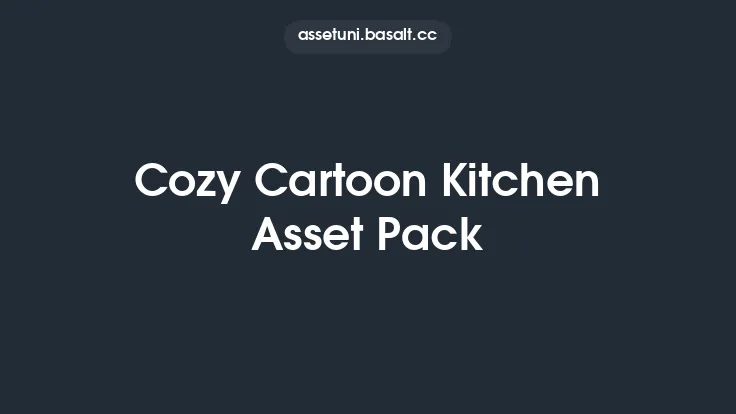 Cozy Cartoon Kitchen Asset Pack Thumbnail