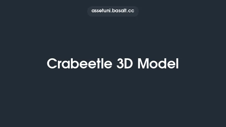 Crabeetle 3D Model Thumbnail