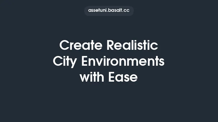 Create Realistic City Environments with Ease Thumbnail