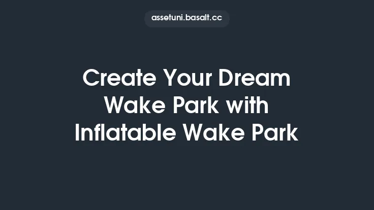 Create Your Dream Wake Park with Inflatable Wake Park Thumbnail