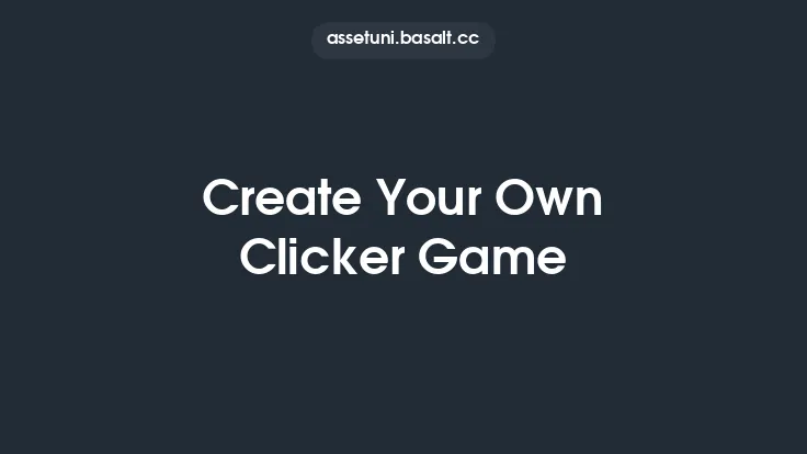 Create Your Own Clicker Game Thumbnail