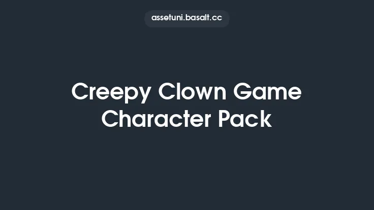 Creepy Clown Game Character Pack Thumbnail