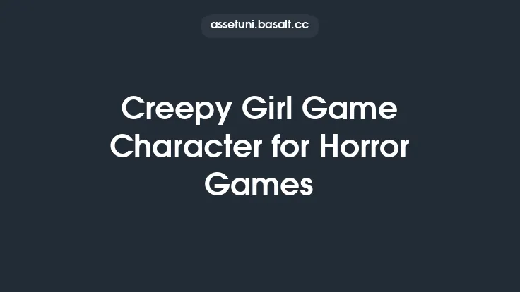 Creepy Girl Game Character for Horror Games Thumbnail