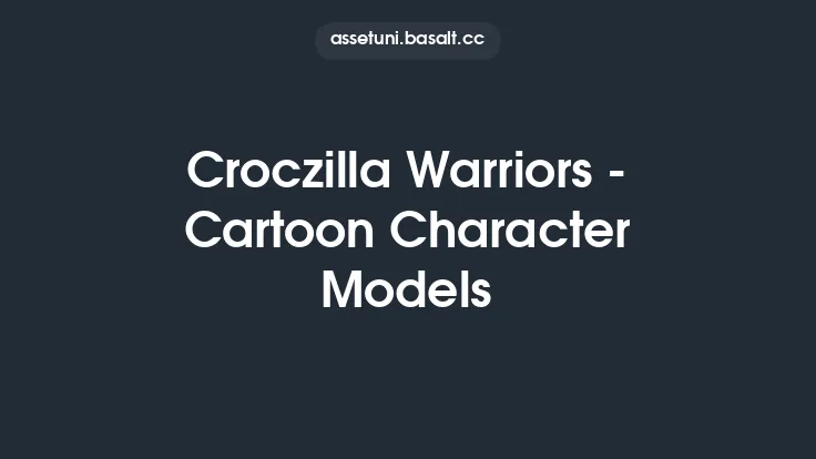 Croczilla Warriors - Cartoon Character Models Thumbnail