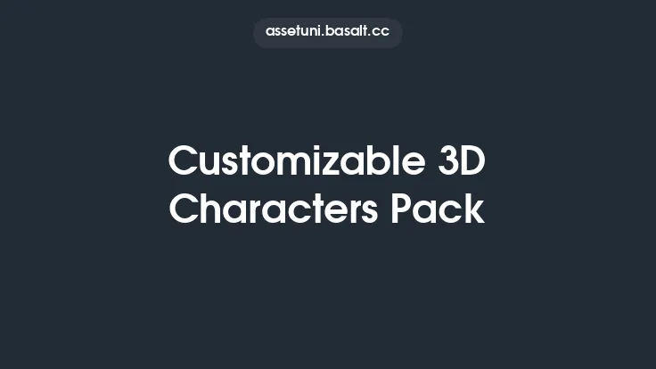Customizable 3D Characters Pack Thumbnail