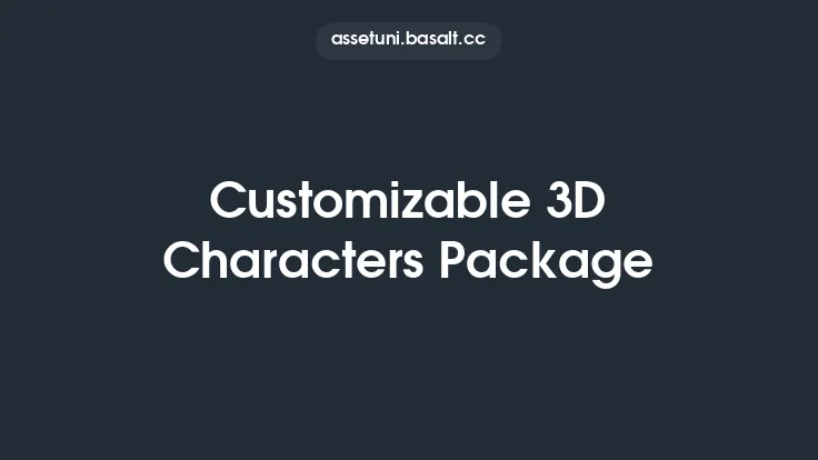 Customizable 3D Characters Package Thumbnail