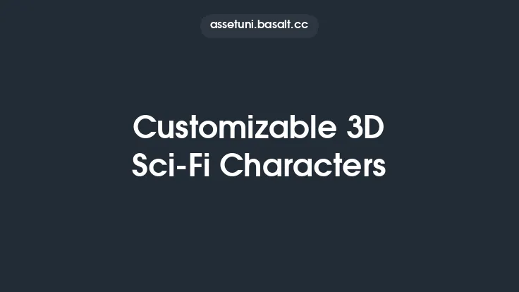 Customizable 3D Sci-Fi Characters Thumbnail