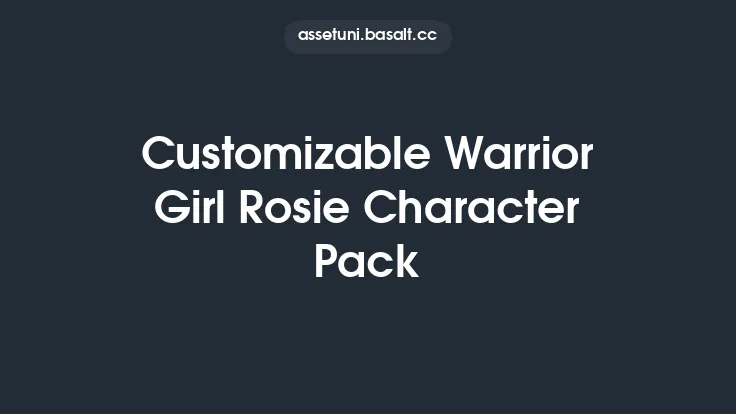 Customizable Warrior Girl Rosie Character Pack Thumbnail