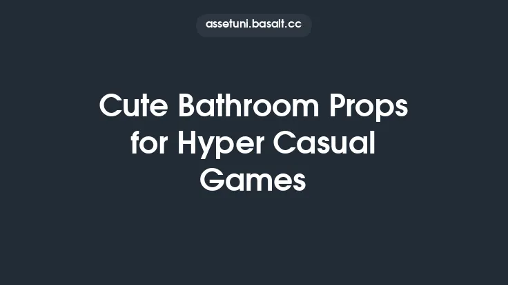 Cute Bathroom Props for Hyper Casual Games Thumbnail