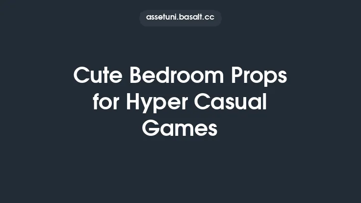 Cute Bedroom Props for Hyper Casual Games Thumbnail