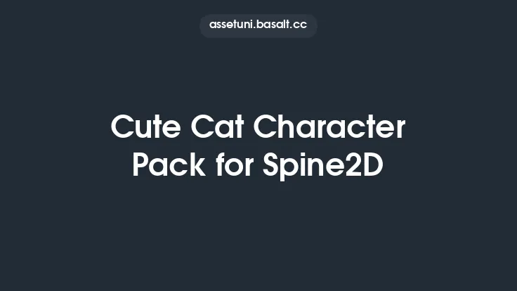 Cute Cat Character Pack for Spine2D Thumbnail