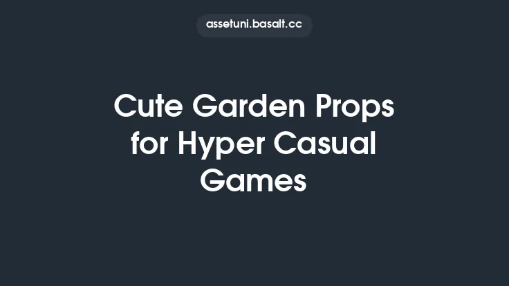 Cute Garden Props for Hyper Casual Games Thumbnail