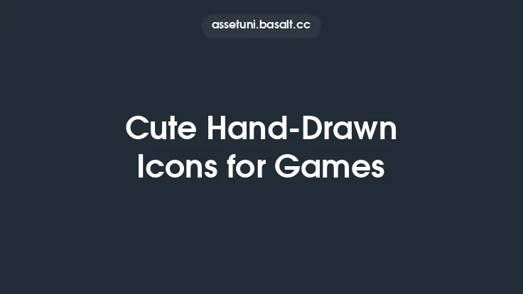 Cute Hand-Drawn Icons for Games Thumbnail