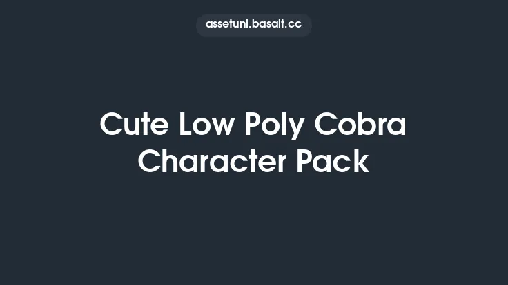 Cute Low Poly Cobra Character Pack Thumbnail