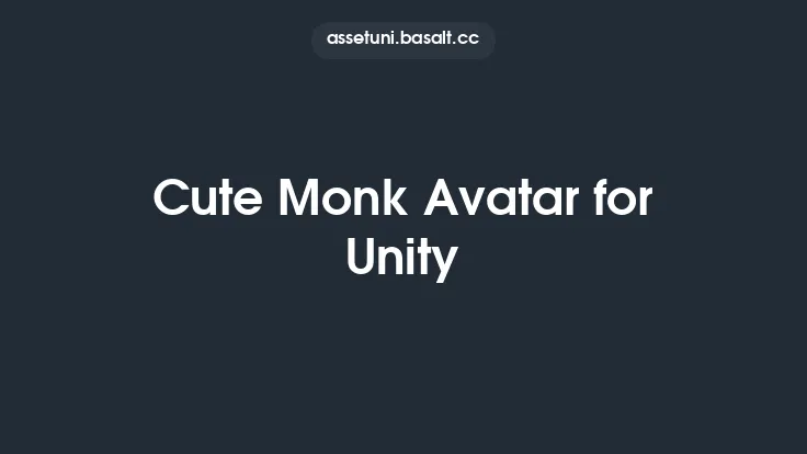 Cute Monk Avatar for Unity Thumbnail