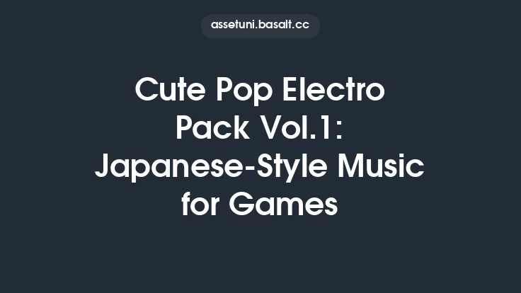 Cute Pop Electro Pack Vol.1: Japanese-Style Music for Games Thumbnail