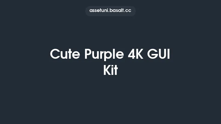 Cute Purple 4K GUI Kit Thumbnail