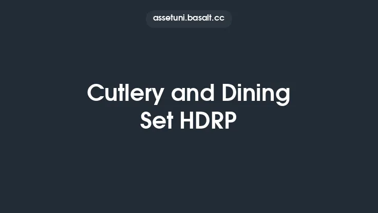 Cutlery and Dining Set HDRP Thumbnail