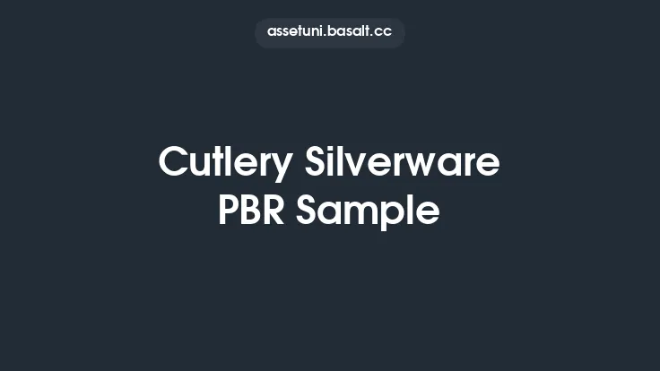 Cutlery Silverware PBR Sample Thumbnail