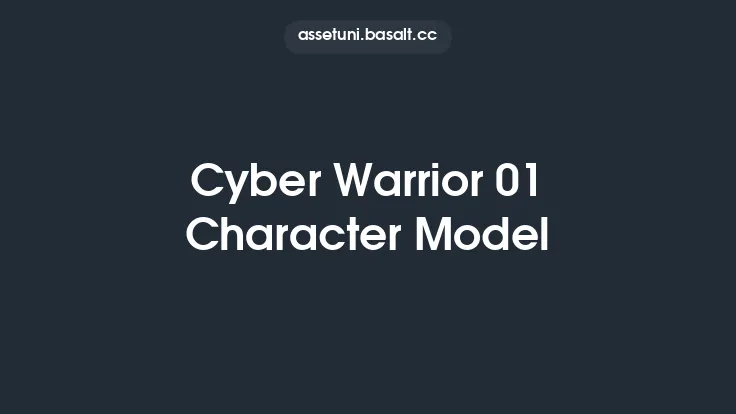 Cyber Warrior 01 Character Model Thumbnail