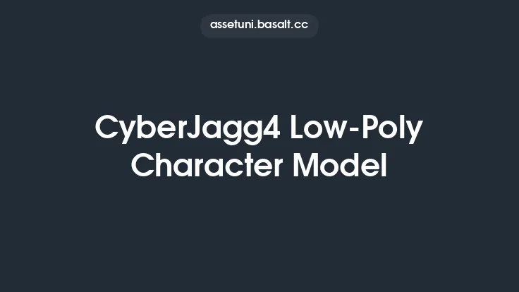 CyberJagg4 Low-Poly Character Model Thumbnail