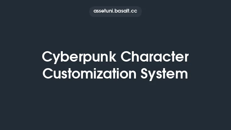 Cyberpunk Character Customization System Thumbnail