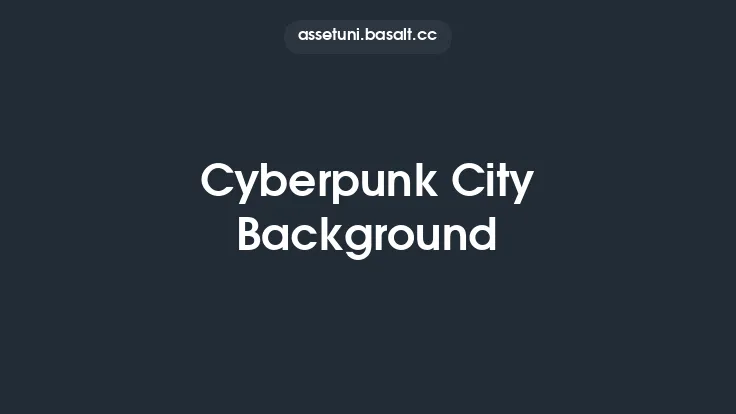 Cyberpunk City Background Thumbnail