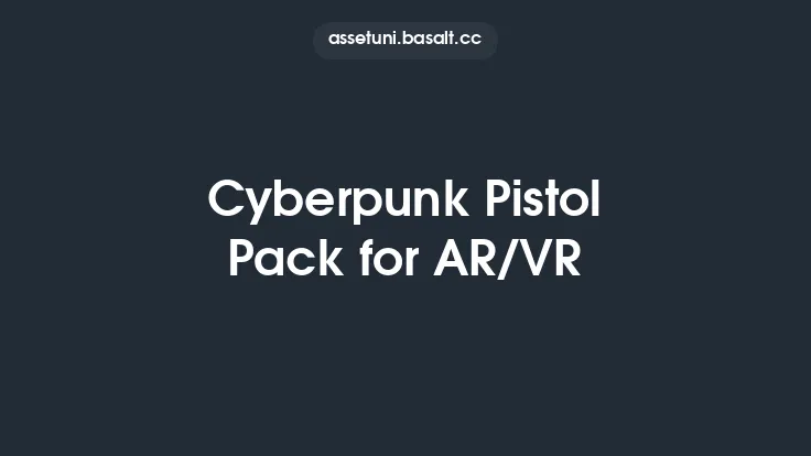 Cyberpunk Pistol Pack for AR/VR Thumbnail