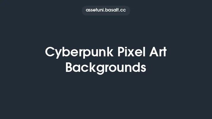 Cyberpunk Pixel Art Backgrounds Thumbnail