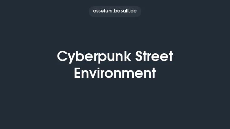 Cyberpunk Street Environment Thumbnail